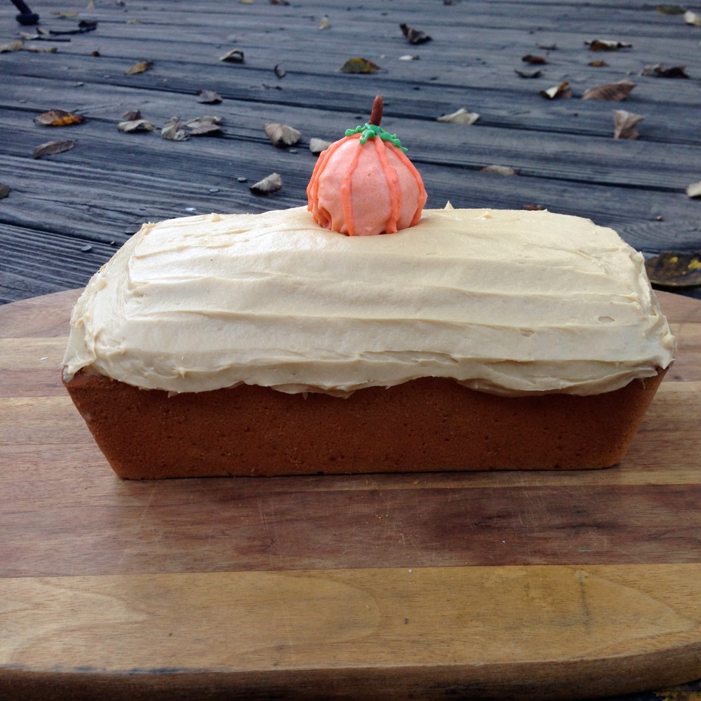 pound cake with hidden pumpkin&nbsp;center