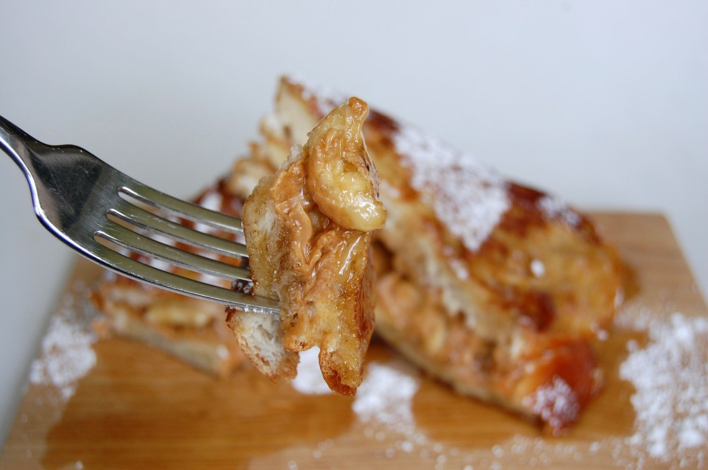 peanut butter and banana stuffed french&nbsp;toast