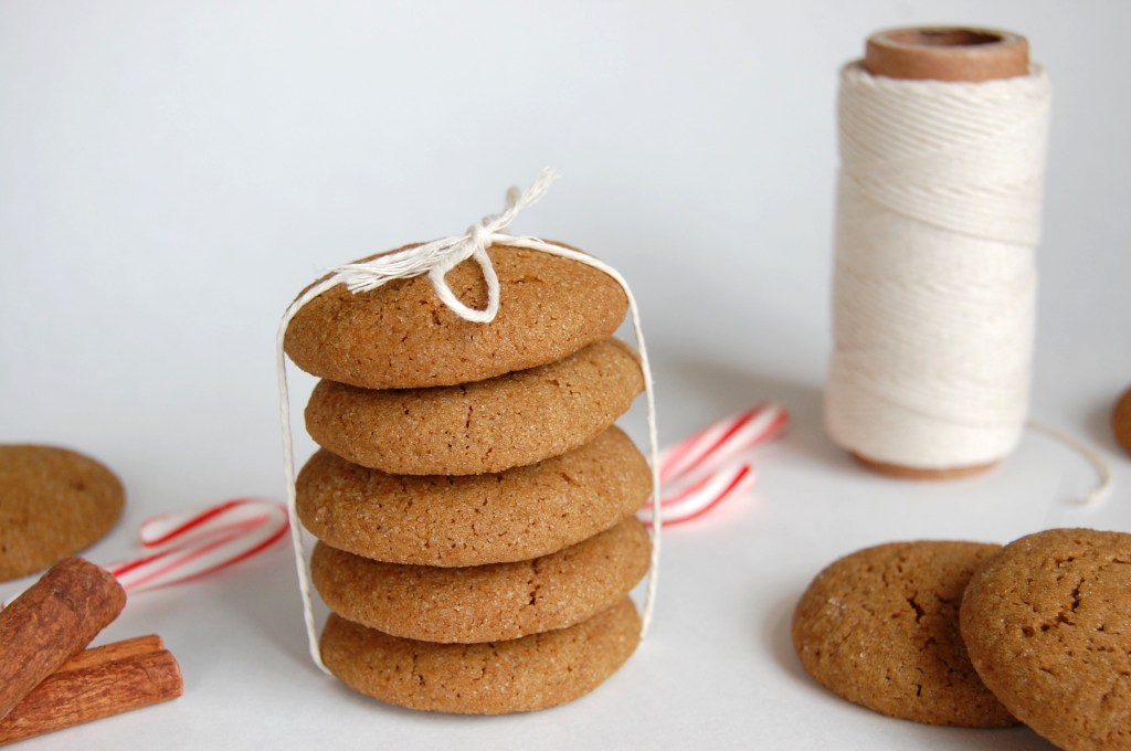 white chocolate gingersnaps