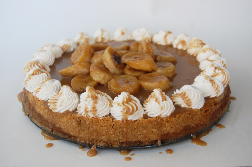 bananas foster cheesecake